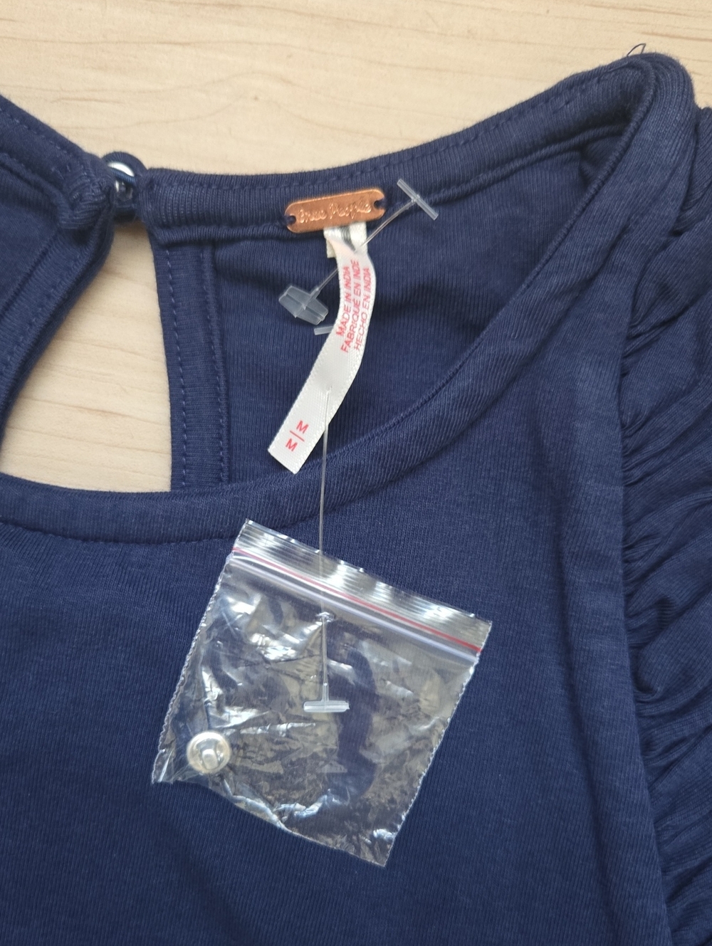 NWOT Free People Afternoon Elegance Midi Dress, Blue, Size Medium - Picture 3 of 5
